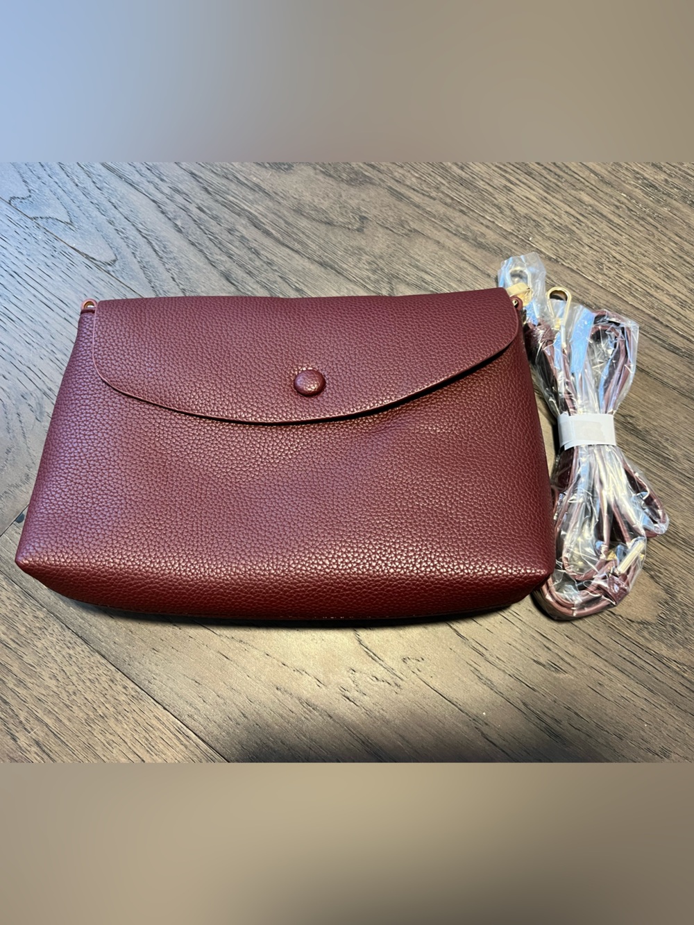 Burgundy Crossbody Bag